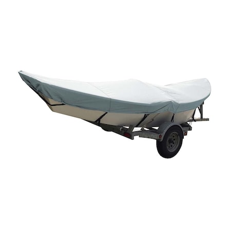 Carver By Covercraft Carver Poly-Flex II Styled-to-Fit Boat Cover f/16, Drift Boats - Grey 74300F-10